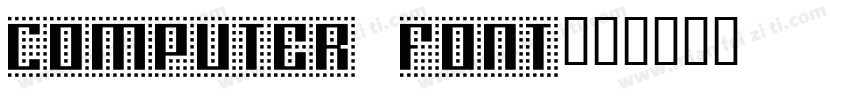 computer font字体转换